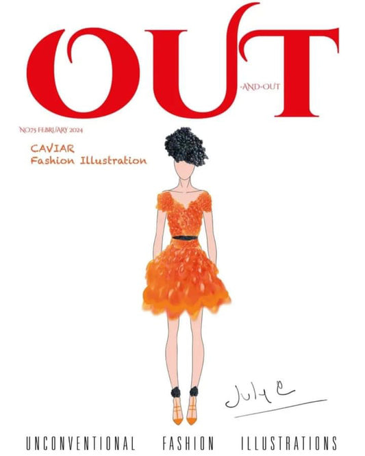 Out-and-Out Magazine - Unconventional Fashion Illustration by July Cortes Cardenas @cortescardenasjuly 