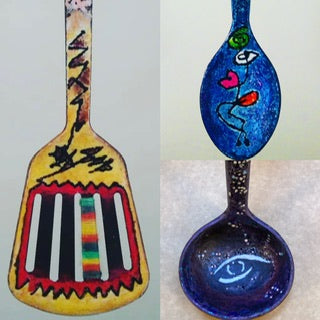 Upcycling | Soap Painting on Kitchen Utensils