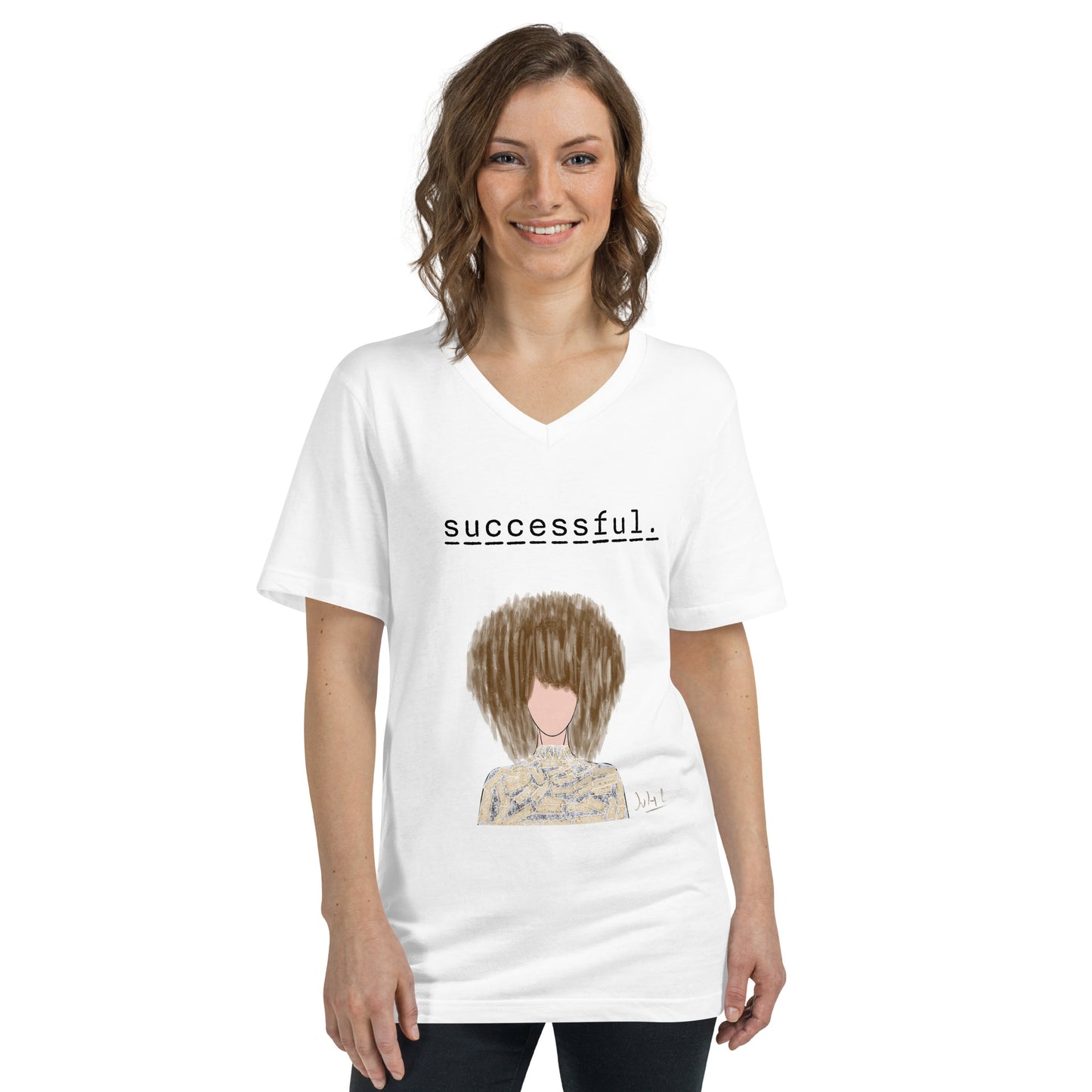 Successful | Short Sleeve V-Neck T-Shirt